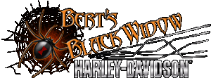 Bert's Black Widow Harley-Davidson